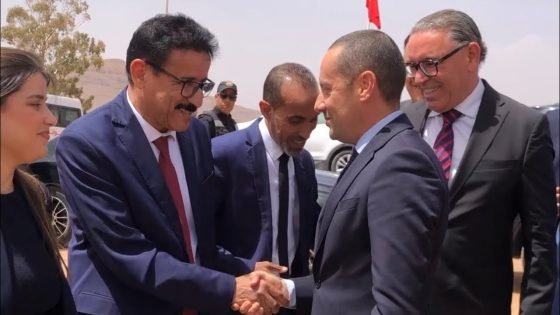 هكذا كانت زيارة أمين التهراوي إلى اقليم ورزازات