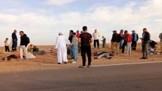 15 مصابًا في انقلاب سيارة لنقل العمال الفلاحيين ضواحي أرفود