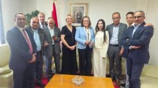 القنصل العام للمملكة المغربية بباريس تستقبل وفداً من الفدرالية المغربية البيمهنية للورد العطري