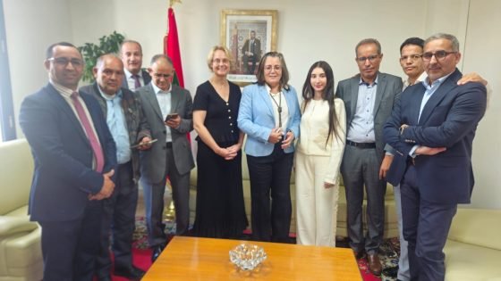 القنصل العام للمملكة المغربية بباريس تستقبل وفداً من الفدرالية المغربية البيمهنية للورد العطري